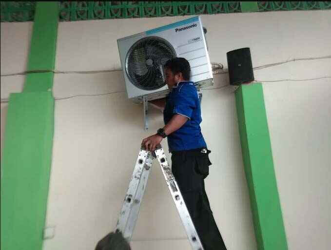 bongkar pasang ac padang